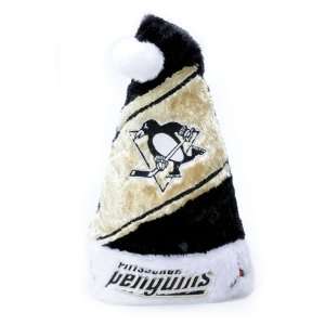   Penguins NHL Colorblock Himo Plush Santa Hat