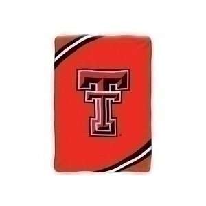  Texas Tech Red Raiders Large Plush Fleece Raschel Blanket 
