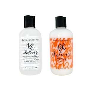 Bumble And Bumble Styling Creme 8 Ounces & Bumble And Bumble Defrizz 4 