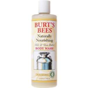  Burts Bees Milk & Shea Butter Body Wash, 12 Ounce Bottles 