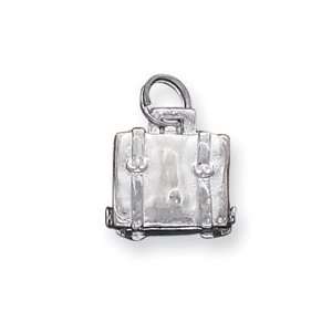    Sterling Silver Suitcase Charm West Coast Jewelry Jewelry