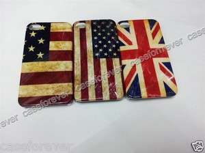 Flag Hard Back Skin Case Cover for iPhone 4 4S 10pcs/lot  