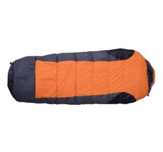 New lightweight Orange Mummy Single Sleeping Bag 86.6x33.5x21.65 