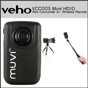  Veho VCC 005 MUVI HD10 Muvi HD Mini Camcorder w/ Wireless 