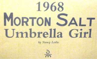   1968 Morton Salt Umbrella Girl Porcelain Doll 1998 NRFB COA  