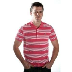 Lacoste Cluster Stripe Pique Polo   Mens   Sport Inspired   Clothing 
