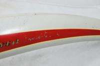 Vintage Western Flyer balloon bicycle Tank Red White bike horn shelby 