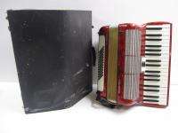 RED Hohner Accordion TANGO IM Germany Made W/ Hard Case NO RES  