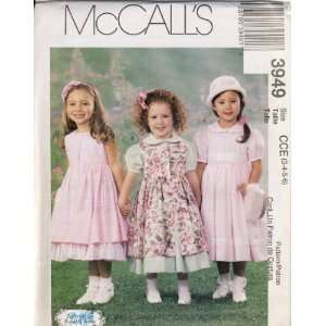  McCalls Sewing Pattern 3949 CCE   Use to Make   Girls 