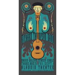  Richard Thompson 2000 Portland Concert Poster