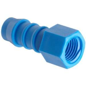   Fitting, Adapter, Blue, 10 mm Hose ID x 1/2 BSPT Female (Pack of 10