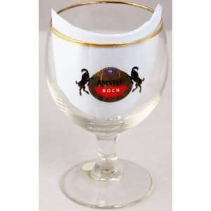  Vintage Dutch Barware Glass Beer Glass Amstel Bock 