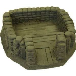  Terrain 25mm WWII   Sandbag Outpost Toys & Games