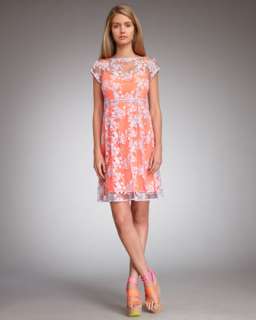 Nanette Lepore Cap Sleeves Dress  