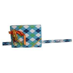  Blue Argyle 15 sq ft. Design Wrapping Paper Rolls   Sold 