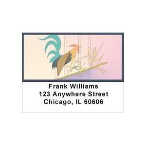  Asian Horse & Rooster Address Labels