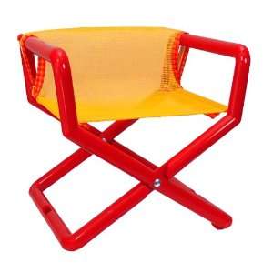    Red and Orange Junior Director Chair by Hoohobbers