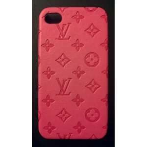  LV pattern hard case for iphone 4g/s (pink) Everything 