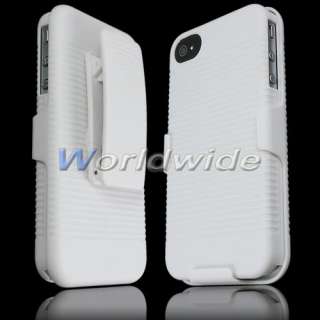  Clip Rubberized Hard Cover Skin Box Case For iPhone 4G 4S New  