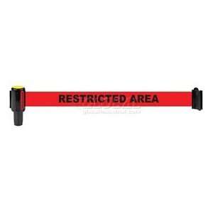  Red Polyester Fabric Restricted Area Banner Everything 
