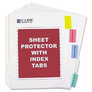  C Line Products   C Line   Sheet Protectors w/5 Colored Index 