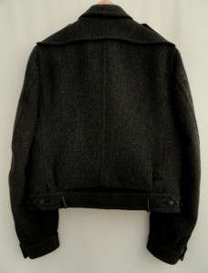   BURBERRY Prorsum DK Grey Wool Jacket Coat IT52 M   Only Piece  