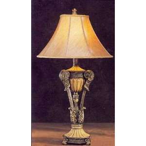  Reptile Skin With Crackled Beige Table Lamp