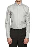 DIOR HOMME   CAMICIA IN POPELINE A MICRO RIGHE