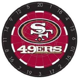 San Francisco 49ers 18in Bristle Dart Board  Game Room  