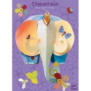  Djeco Elephantaisie Elephant Pop Up Art