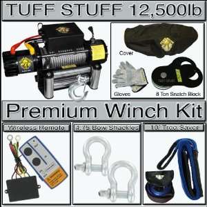  Tuff Stuff 12,500Lb Premium Winch Recovery Kit Automotive