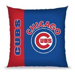  Chicago Cubs Pillow   27in Vertical Stitch Sports 