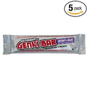 Genki Bar Berry, 25 Count (Pack of 5) Grocery & Gourmet Food