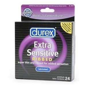  Durex extra sensative ribbed 3 pack Health & Personal 