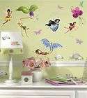disney tinkerbell 30 big wall stickers fairies movie room decor