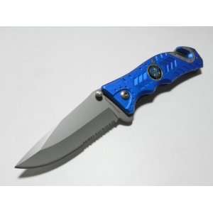  Pocket Knife U.S. NAVY Logo Blue  GSE708BLNAVY Sports 