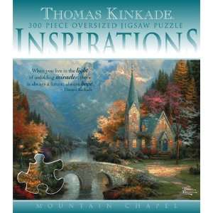  Thomas Kinkade Inspirations   Mountain Chapel 300pc Toys & Games