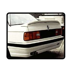 BMW 3 Series E30 1984 1991 M Style 2pc Rear Wing Spoiler Unpainted 