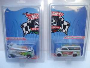 HOTWHEELS MEXICO CONVENTION 2010 VW DRAG BUS & DEARY DE 076783016996 