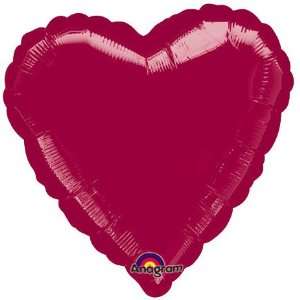  18 Burgundy Heart Toys & Games