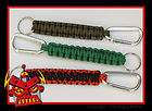 Paracord Keychain Lanyard Carabiner   over 50 colors  