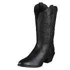 Ariat Black Deertan Heritage Western R Toe 10001037 Cowboy Boots 