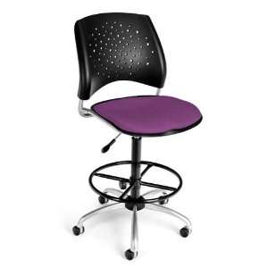  OFM Star Series Rolling Swivel Chair with Fabric Seat and 