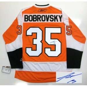 Sergei Bobrovsky Signed Philadelphia Flyers Rbk Jersey 