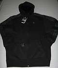 adidas zipper hoodie sweatshirt mens l large black nwt expedited