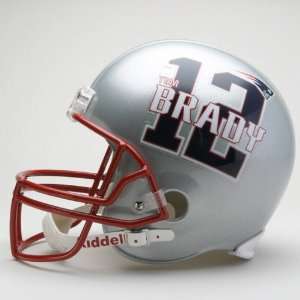  Tom Brady New England Patriots Deluxe Replica Riddell Full 