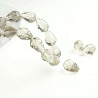 20pcs Clear Swarovski Crystal Glass Teardrop Bead CR159  