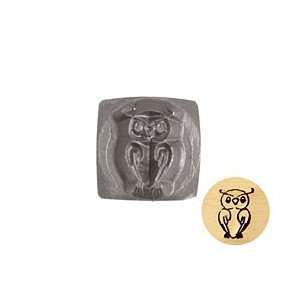  Owl Metal Stamp 6mm Supplys Arts, Crafts & Sewing
