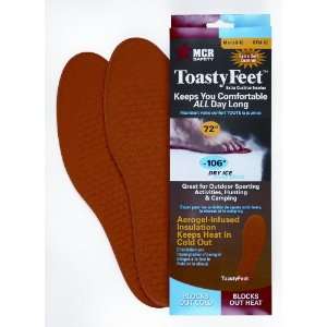 MCR Safety CTFM XC Toasty Feet Mens Shoe insoles Infused with Aerogel 