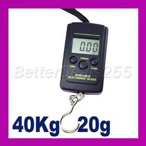 20g x 40Kg Digital Hanging Luggage Fishing Weight Scale  